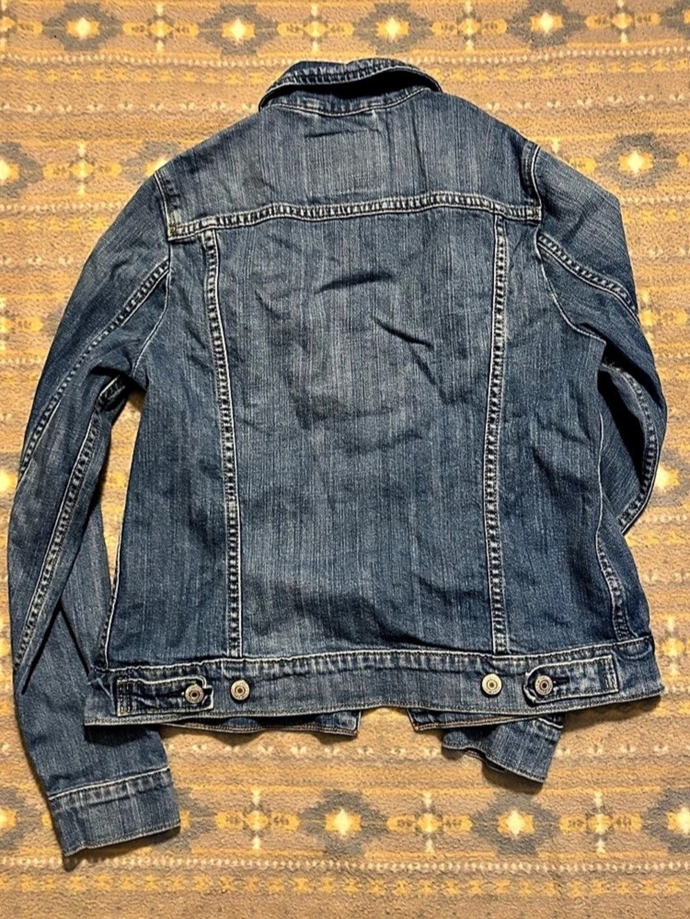 Levi's Original Trucker Jacket Denim Blue Size Medium - Picture 6 of 6